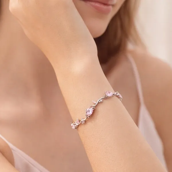 Pink_Alloy_Bracelet_For_Women