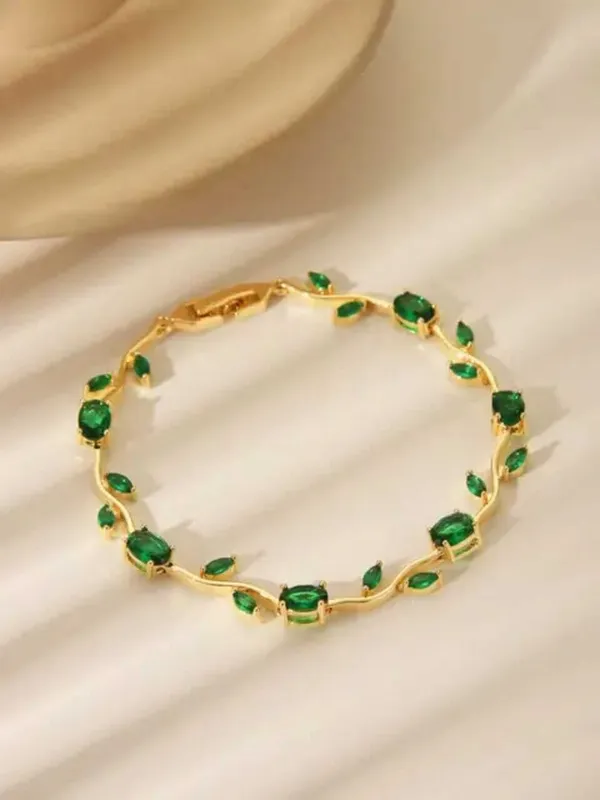 Green_Stainless_Steel_Bracelet_For_Women