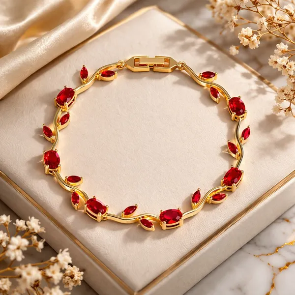 Red_Stainless_Steel_Bracelet_For_Women