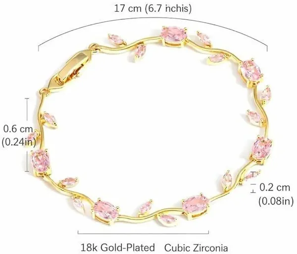 Pink_Stainless_Steel_Bracelet_For_Women