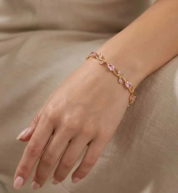 Pink_Stainless_Steel_Bracelet_For_Women