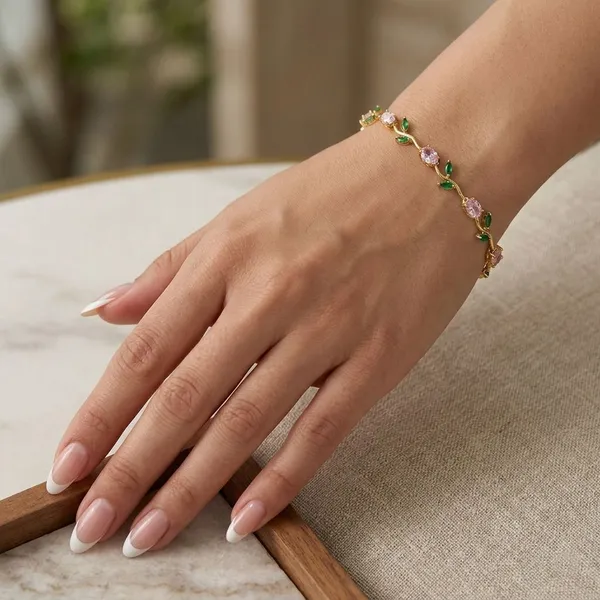 Multicolor_Stainless_Steel_Bracelet_For_Women
