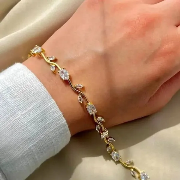 White_Stainless_Steel_Bracelet_For_Women
