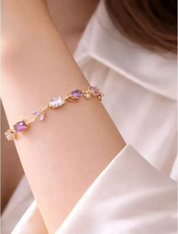 Purple_Brass_Bracelet_For_Women