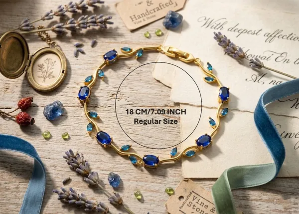 Blue_Stainless_Steel_Bracelet_For_Women