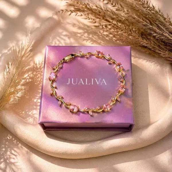 Pink_Stainless_Steel_Bracelet_For_Women