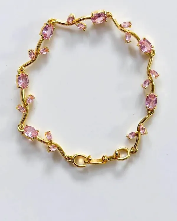 Pink_Stainless_Steel_Bracelet_For_Women