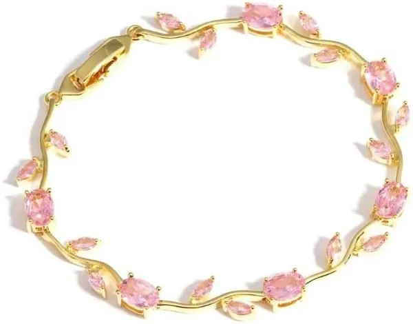 Pink_Stainless_Steel_Bracelet_For_Women