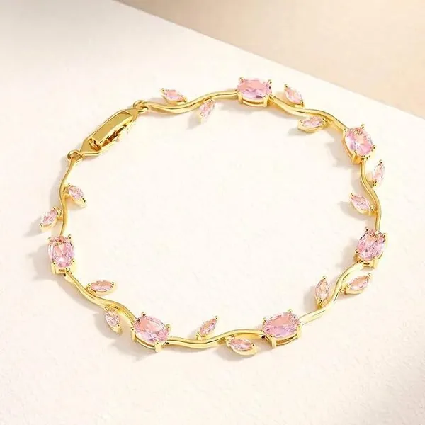 Pink_Alloy_Bracelet_For_Women