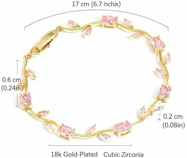 Pink_Alloy_Bracelet_For_Women