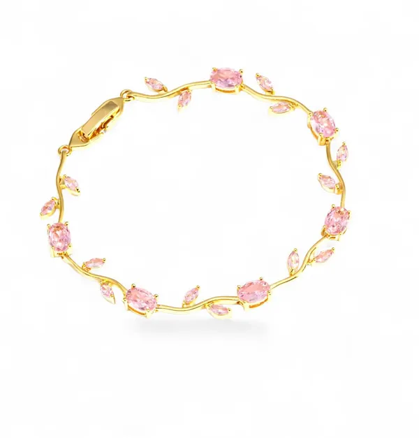Pink_Stainless_Steel_Bracelet_For_Women
