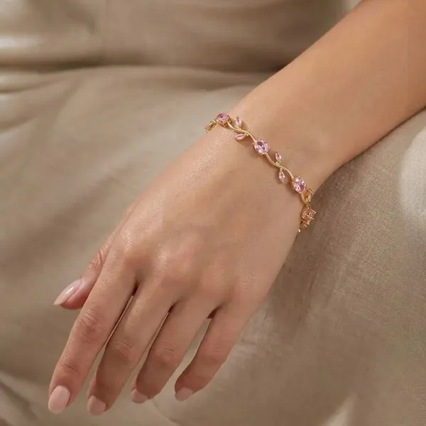 Pink_Stainless_Steel_Bracelet_For_Women