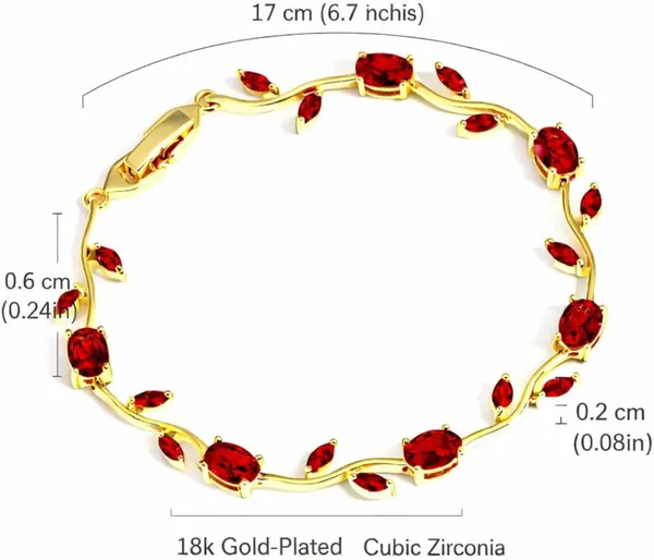 Red_Stainless_Steel_Bracelet_For_Women