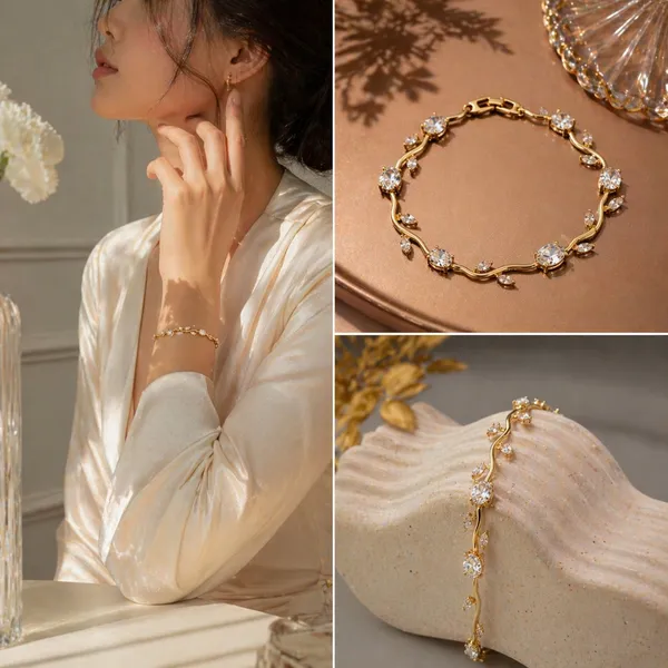 White_Stainless_Steel_Bracelet_For_Women