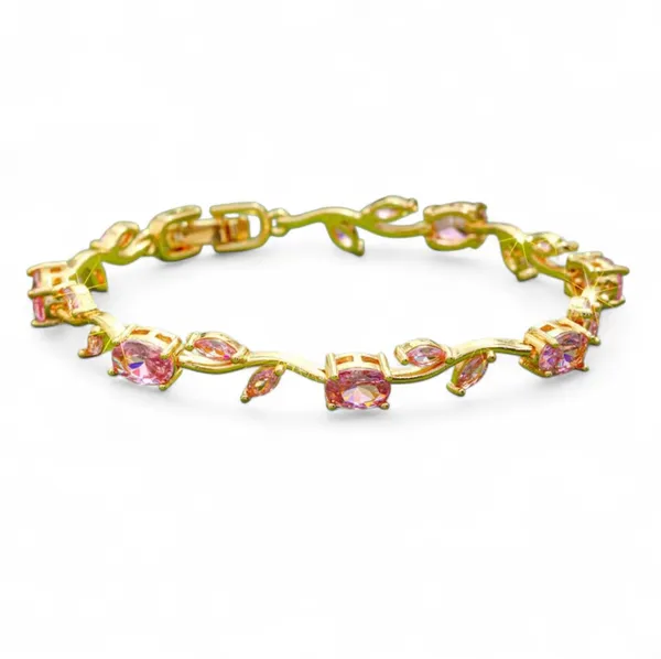 Pink_Stainless_Steel_Bracelet_For_Women