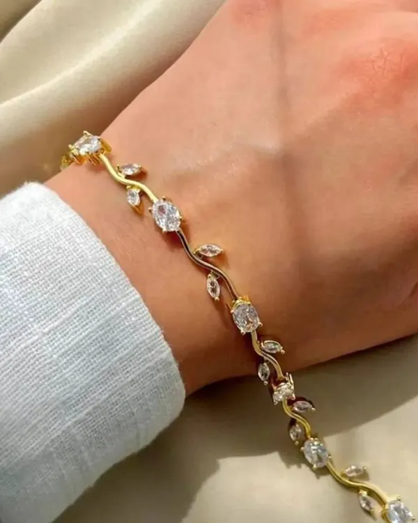 White_Stainless_Steel_Bracelet_For_Women