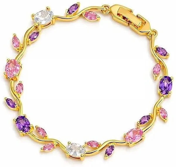 Purple_Alloy_Bracelet_For_Women
