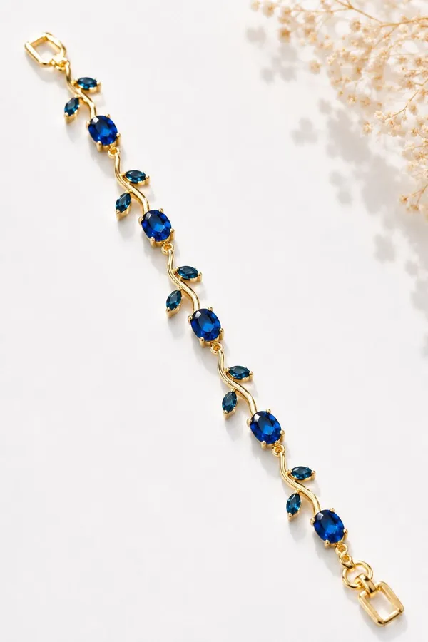 Blue_Stainless_Steel_Bracelet_For_Women