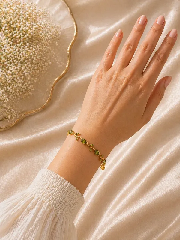 Green_Stainless_Steel_Bracelet_For_Women