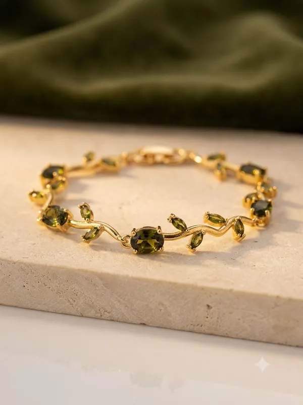 Green_Stainless_Steel_Bracelet_For_Women