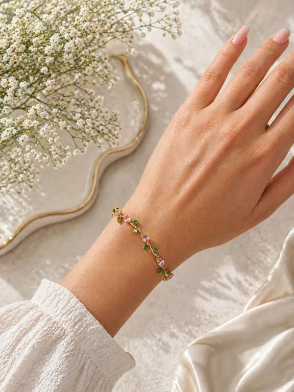 Multicolor_Stainless_Steel_Bracelet_For_Women
