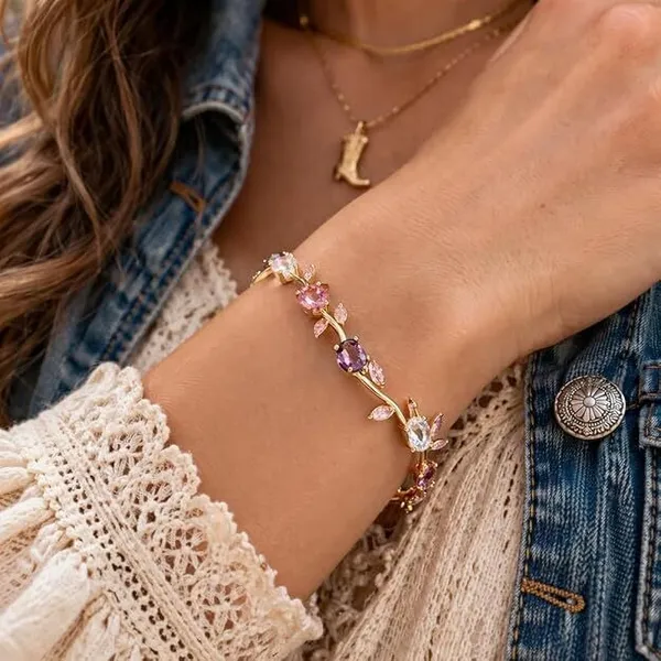 Purple_Stainless_Steel_Bracelet_For_Women