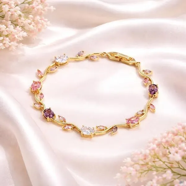 Purple_Stainless_Steel_Bracelet_For_Women