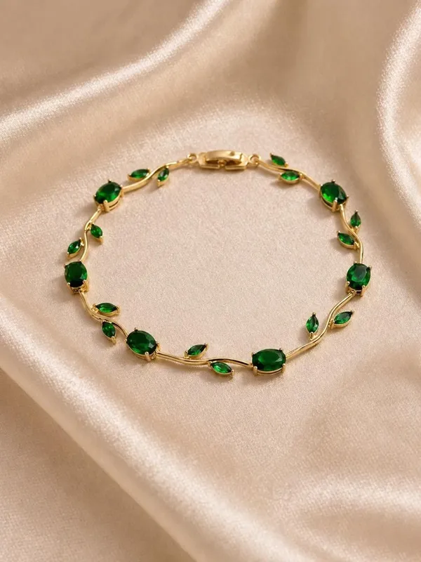 Green_Brass_Bracelet_For_Women