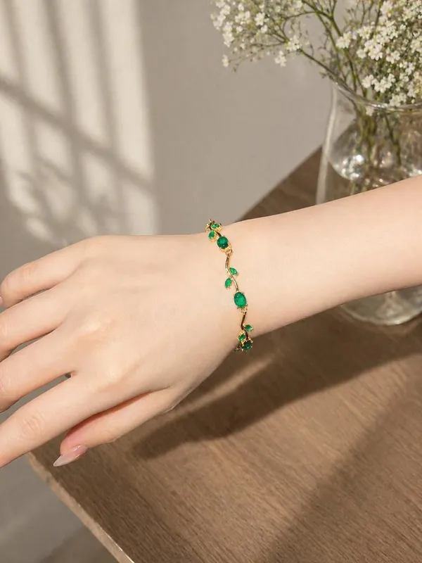 Green_Brass_Bracelet_For_Women