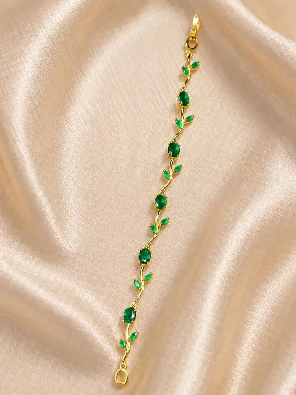 Green_Brass_Bracelet_For_Women