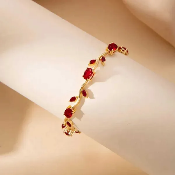 Red_And_Gold_Alloy_Bracelet_For_Women
