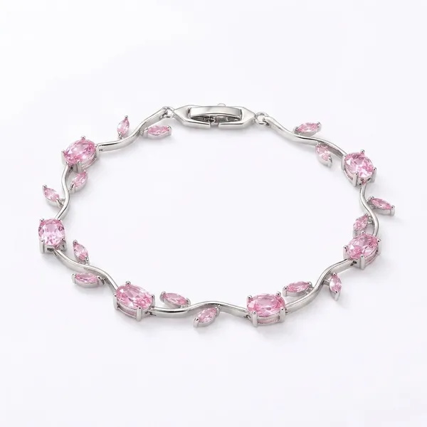 Pink_And_Silver_Stainless_Steel_Bracelet_For_Women