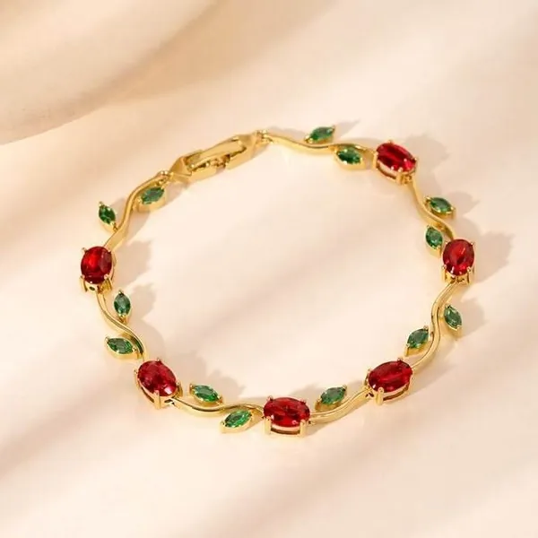 Red_Stainless_Steel_Bracelet_For_Women