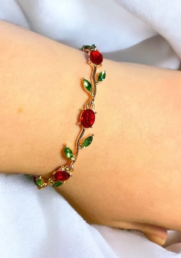 Red_Stainless_Steel_Bracelet_For_Women
