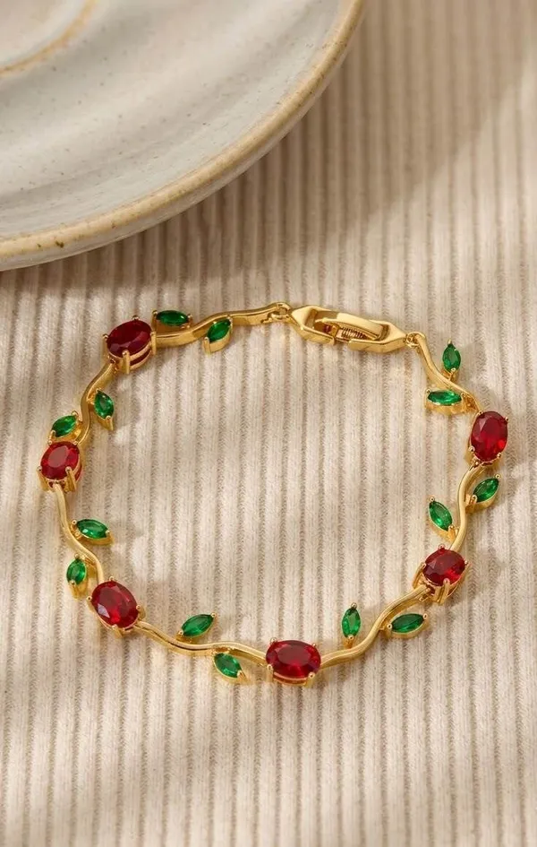 Red_Stainless_Steel_Bracelet_For_Women