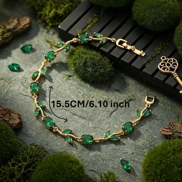 Green_Stainless_Steel_Bracelet_For_Women