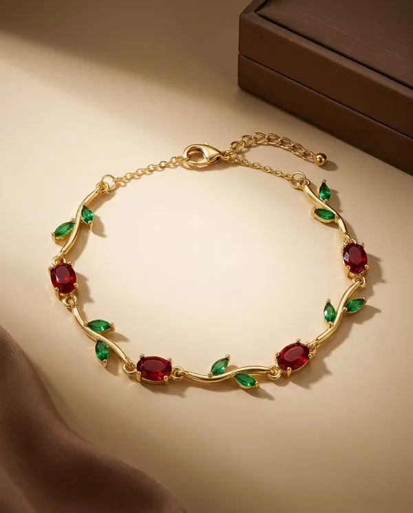 Red_Stainless_Steel_Bracelet_For_Women