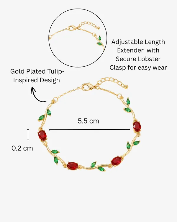 Red_Stainless_Steel_Bracelet_For_Women