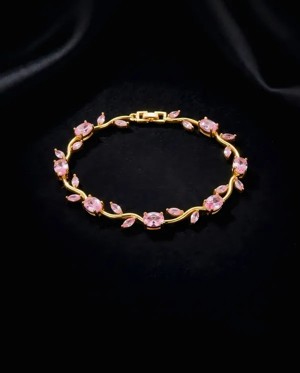 Pink_Stainless_Steel_Bracelet_For_Women