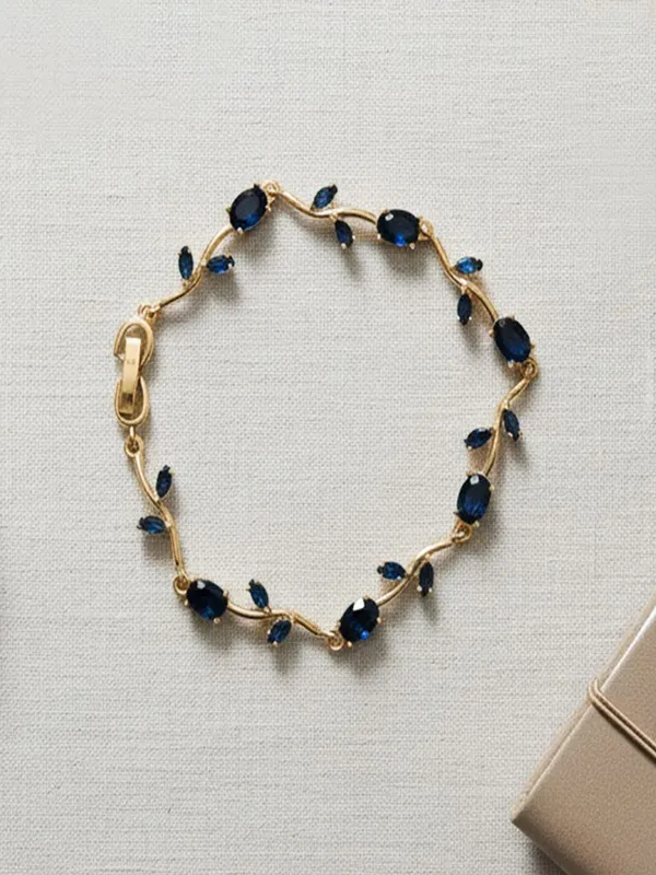 Blue_Brass_Bracelet_For_Women