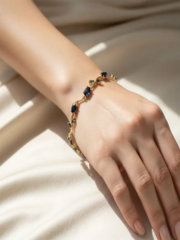 Blue_Brass_Bracelet_For_Women