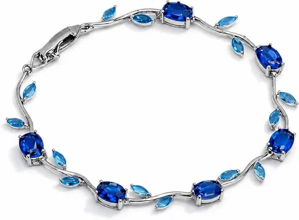 Blue_Stainless_Steel_Bracelet_For_Women