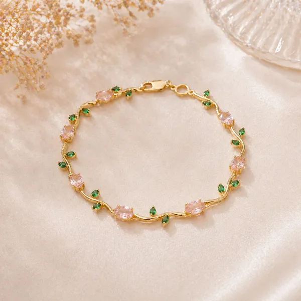 Pink_Stainless_Steel_Bracelet_For_Women