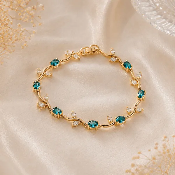Blue_Stainless_Steel_Bracelet_For_Women