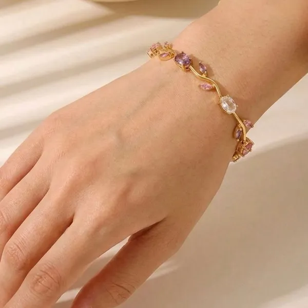 Multicolor_Stainless_Steel_Bracelet_For_Women