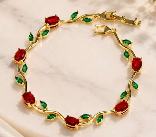 Red_Stainless_Steel_Bracelet_For_Women