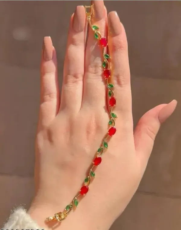Red_Stainless_Steel_Bracelet_For_Women