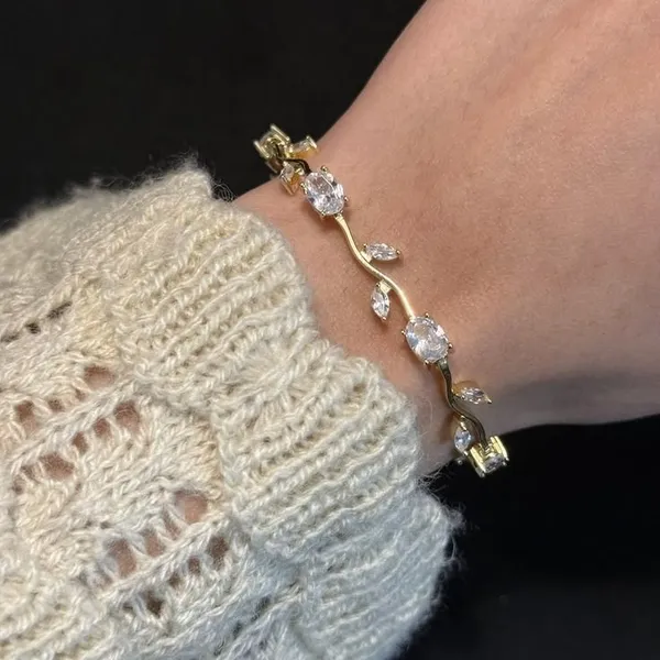 Gold_And_White_Stainless_Steel_Bracelet_For_Women