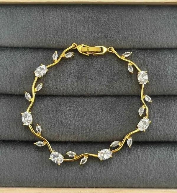 Gold_And_White_Stainless_Steel_Bracelet_For_Women