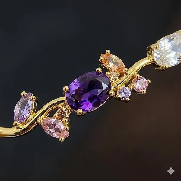 Multicolor_Alloy_Bracelet_For_Women